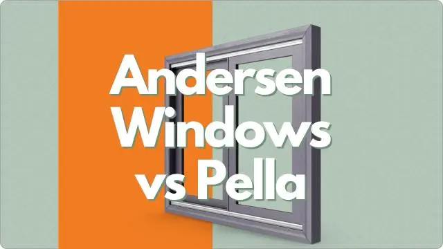 Anderson Windows vs Pella Windows